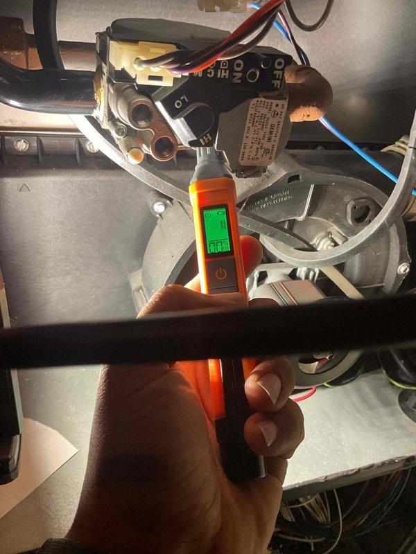 Performed routine furnace tune-up on new customer's system. Replaced dirty filter and observed early signs of heat exchanger wear. Conducted diagnostic testing with electronic analyzer and advised customer to monitor heat exchanger condition for potential future replacement.