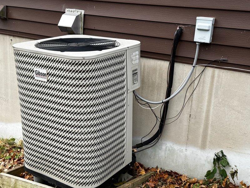 Diagnosed noise concerns in customer's HVAC systems. Found heat pump noise was normal operation during defrost cycle, but identified locked inducer motor on natural gas furnace requiring replacement. Also inspected barn woodstove with locked fan motor; noted parts may be difficult to source as manufacturer is no longer in business. Prepared estimates and parts orders for both repair issues.