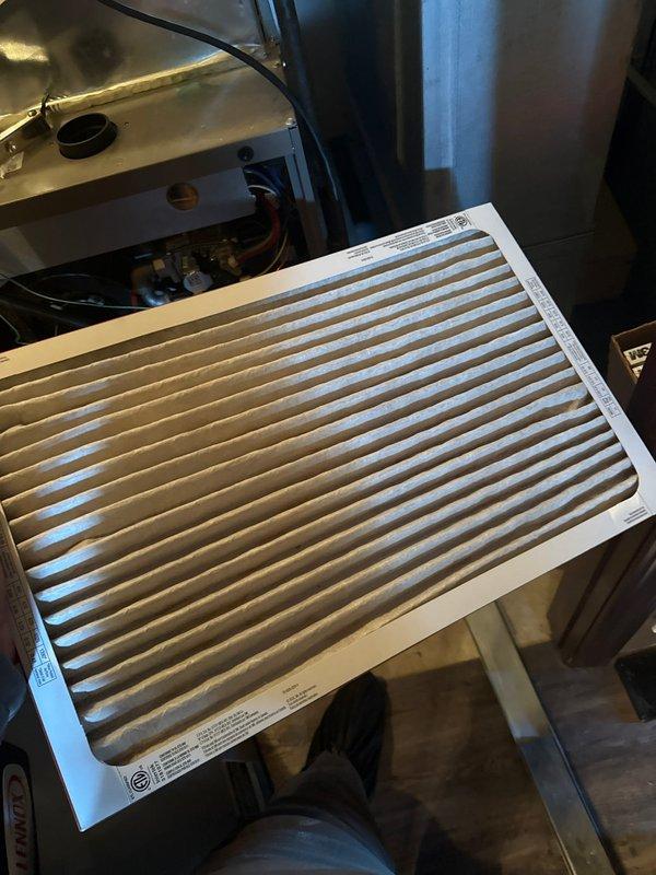 Performed annual maintenance on 3-year-old Lennox gas furnace with expected lifespan of 15-20 years. Verified proper operation including gas pressure, electrical connections, and motor amp draws. Cleaned flame sensor, inspected ignitor functionality, confirmed clear condensation drains, and examined filter which was in good condition.
