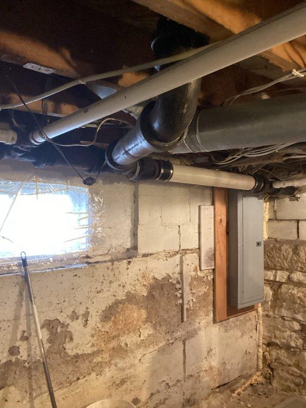 Responded to recurring toilet clogging issue, which had previously been serviced approximately 1.5 weeks prior. Snaked the toilet to restore function and discovered deteriorated cast iron drainage pipes with significant corrosion and rust buildup as the root cause of persistent clogs. Provided customer with estimate to replace the damaged cast iron piping section.