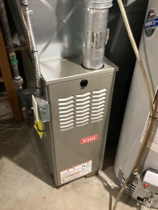 Performed diagnostic inspection on 10-year-old Trane XR95 furnace to verify reported heat exchanger crack. Confirmed presence of significant cracking in heat exchanger, posing safety concerns that require immediate attention. Discussed replacement options with homeowner, who has scheduled consultation with comfort advisor to review complete system replacement alternatives.