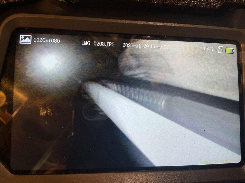 Performed furnace inspection and tune-up service. Combustion analysis showed system operating at 87.5% efficiency with acceptable CO levels (5 ppm). Identified multiple critical issues including failing ignition components, oil leakage from blower motor, burn marks on control board, and contaminated secondary heat exchanger. Recommended either component replacement or complete furnace replacement due to the extent of deterioration.