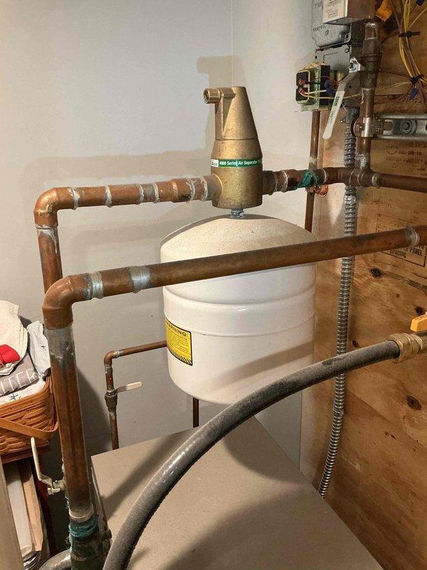 Performed annual furnace tune-up on 5-year-old boiler system. Comprehensive inspection confirmed all components functioning properly: piping integrity maintained with no leaks, pump operational, backflow preventer and pressure relief valve in good condition, combustion blower performing normally, and heat exchanger in satisfactory condition. Combustion analysis verified safe operation of all zones with no issues requiring remediation.