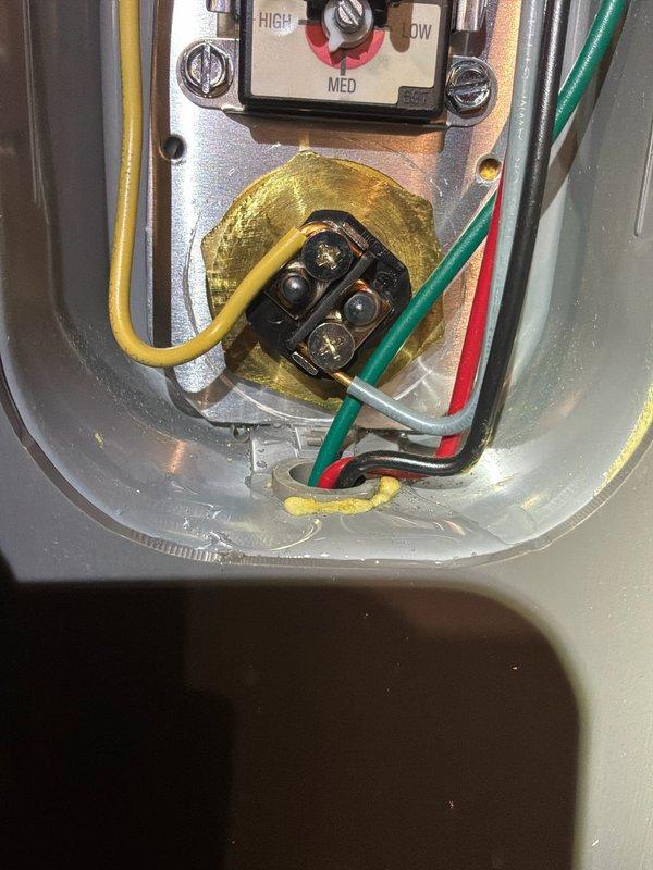 Diagnosed leaking water heater tank requiring full replacement. Identified non-functioning water softener during water testing. Customer approved installation of new 80-gallon electric water heater with mixing valve and replacement water softener; scheduled installation for Monday.