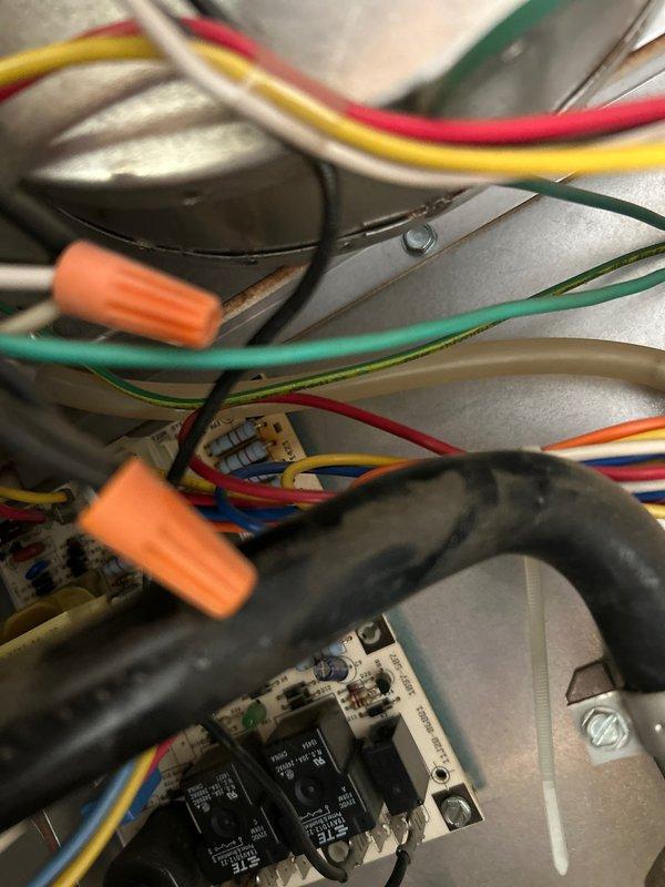 Diagnosed garage heater with no-heat condition and found stuck gas valve and high gas pressure setting. Restored temporary operation by manually freeing valve and calibrating gas pressure to correct specifications. Recommended gas valve replacement to prevent recurrence of the issue.