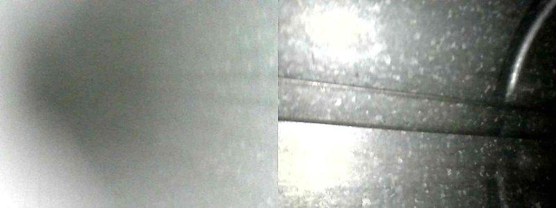 Performed maintenance tune-up on 1-year-old furnace system. Investigated reported persistent odor issue emanating from master bathroom and staircase vents. Conducted thorough inspection using camera equipment in both affected areas but found no evidence of mold, mildew, or deceased rodents in the ductwork. Recommended professional duct cleaning service to address the ongoing odor concern.