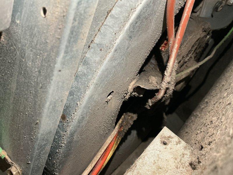 Responded to no-heat call on 23-year-old furnace exhibiting burning odor. Diagnostic inspection revealed critical blower motor failure with extensive dust accumulation throughout system. Due to component failure and advanced age of equipment, complete furnace replacement was recommended and performed.
