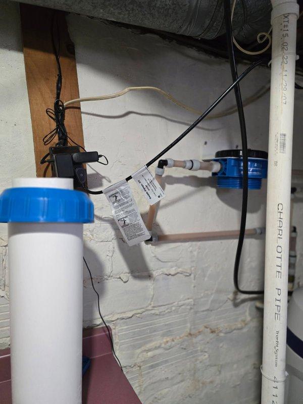 Performed comprehensive plumbing inspection and service on two running toilets. Replaced customer-supplied flush valve in one toilet showing mineral buildup in tank. Serviced whole house filter system and documented condition of RO filtration system. Submitted parts order form for Kohler toilet replacement components.