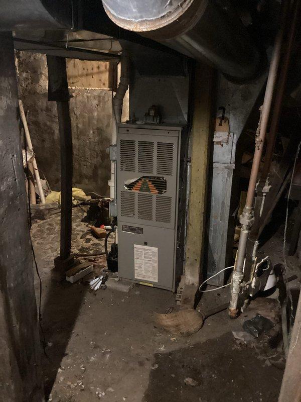 Responded to no heat call for 10+ year old LP furnace. Diagnosed and repaired burnt wiring connections to blower motor using new adapter connectors, restoring system operation. Noted significant cracking of burner plate and advised customer that equipment is approaching end of useful life; provided quote for replacement furnace as requested.