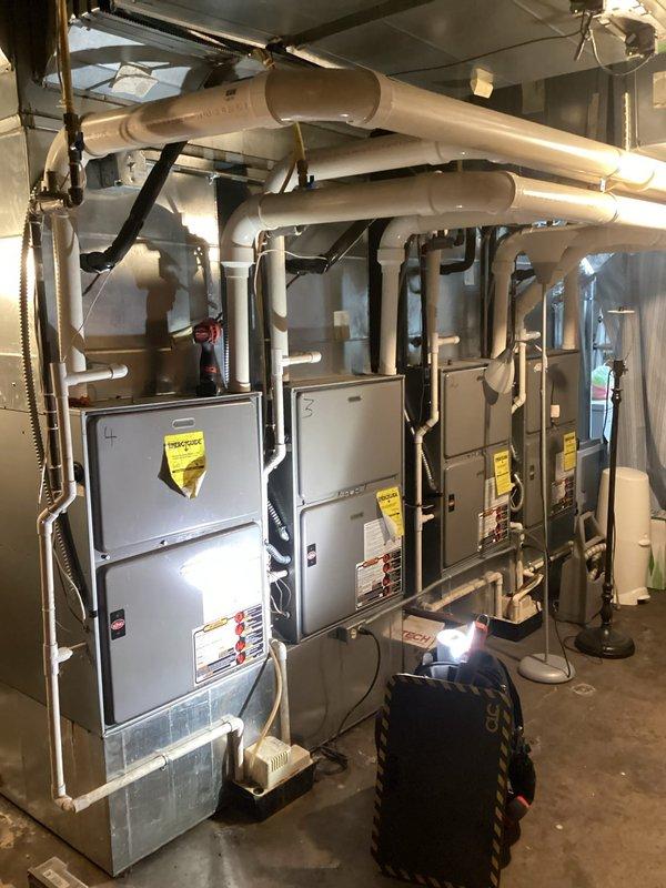 Responded to no heat call for church basement furnace. Diagnosed multiple issues including a dislodged capacitor (4uf), failed blower capacitor (15uf reading 0uf), detached blower wheel, and overheating motor. Discovered thermostat for corresponding upstairs zone was incorrectly set to cool mode. Restored temporary heat by setting thermostat to heat mode and cycling power, but recommended permanent repairs including blower motor and wheel replacement due to component condition. Disabled basement furnace power and provided customer instruction on situation.