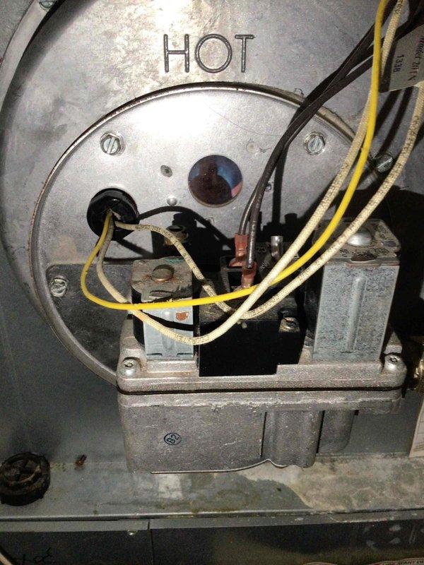 Responded to no-heat service call on LP furnace. Diagnosed inducer motor failure (locked up) which was preventing pilot ignition, indicated by three flashing error code. Successfully freed seized inducer motor, restoring furnace operation temporarily. Customer advised of likely recurrence; recommended inducer replacement and submitted parts order to be approved by customer.