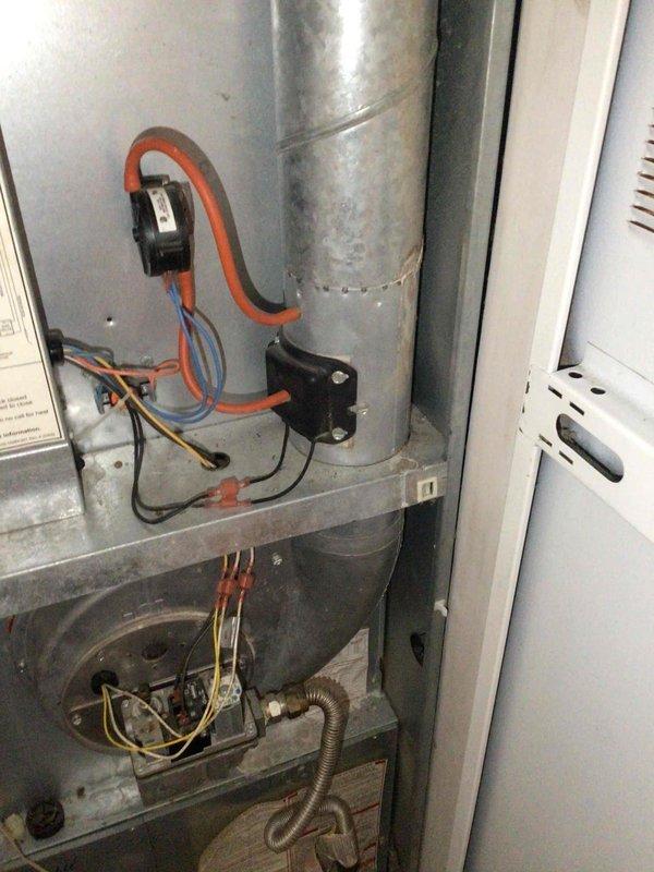 Responded to no-heat service call on LP furnace. Diagnosed inducer motor failure (locked up) which was preventing pilot ignition, indicated by three flashing error code. Successfully freed seized inducer motor, restoring furnace operation temporarily. Customer advised of likely recurrence; recommended inducer replacement and submitted parts order to be approved by customer.