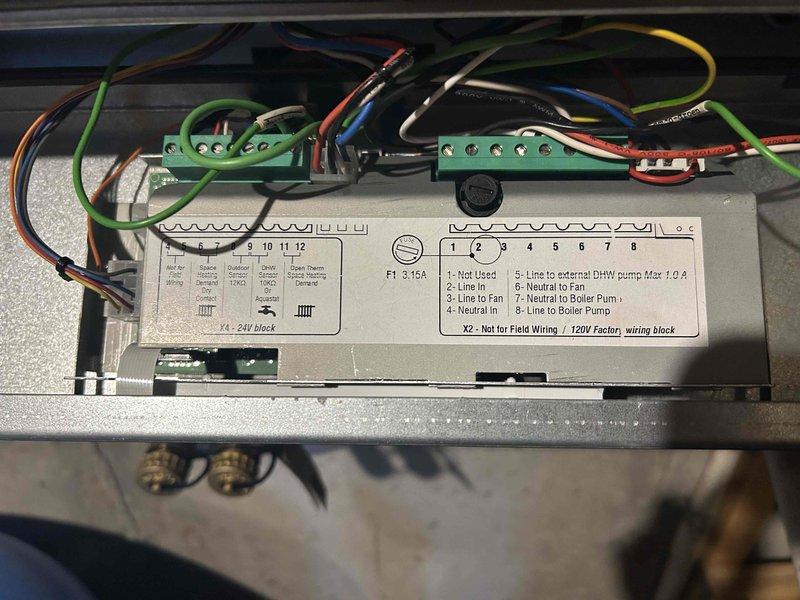 Responded to no-heat service call for in-floor heating system. Diagnosed faulty control board causing boiler startup failure. Arranged for warranty replacement part through parts department and restored system operation same day as requested by customer.