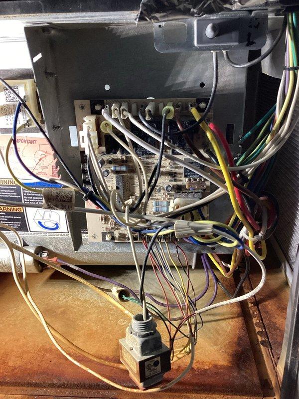 Diagnosed furnace failure due to inoperative Honeywell gas valve that was receiving proper voltage but failing to open. Visual inspection revealed evidence of moisture damage within the system. Inspected control board and wiring connections for integrity. Recommended replacement of the gas valve to restore heating functionality.