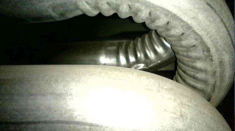 Responded to no-heat service call for a 30-40 year old natural gas furnace. Diagnostic inspection revealed blown fuse and failed ignitor that had shorted out the control board. Replaced ignitor and fuse, restoring system operation.