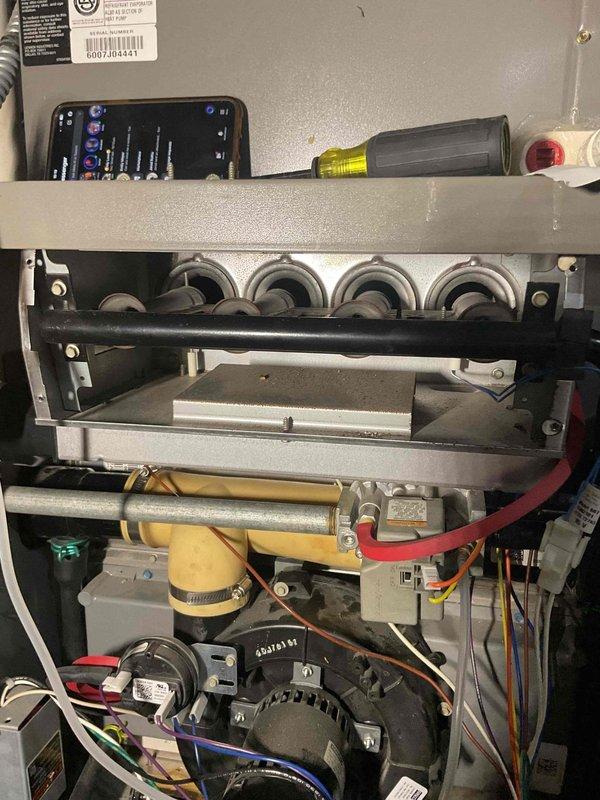 Completed annual maintenance on 18-year-old furnace. Performed standard tune-up procedures including combustion analysis showing 92% efficiency with acceptable CO levels (15 ppm). Replaced dirty air filter and verified proper operation of all components.