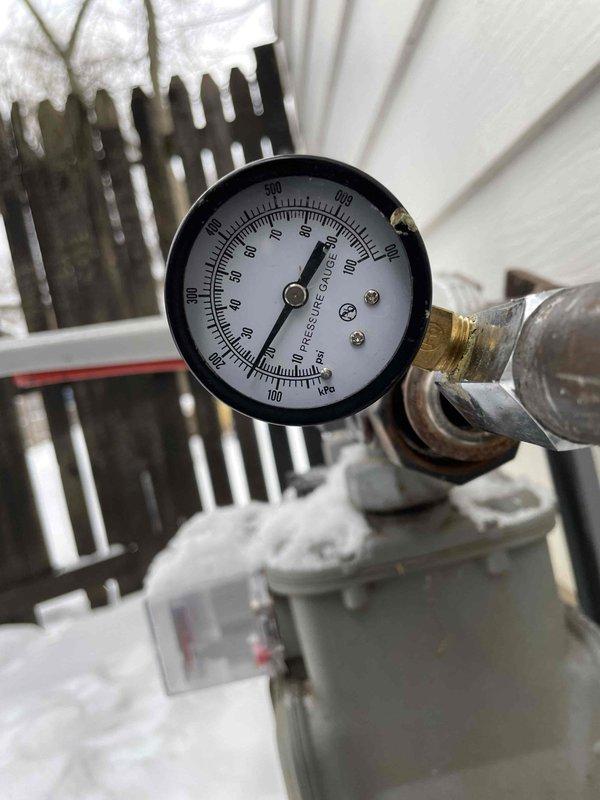 Conducted a pressure test on residential gas system following a fire incident with Xcel meter lock-out. System maintained 60 PSI during testing, confirming integrity with no leaks detected. Local inspector verified test results on-site, signed compliance form for submission to utility company, and approved system for service restoration.