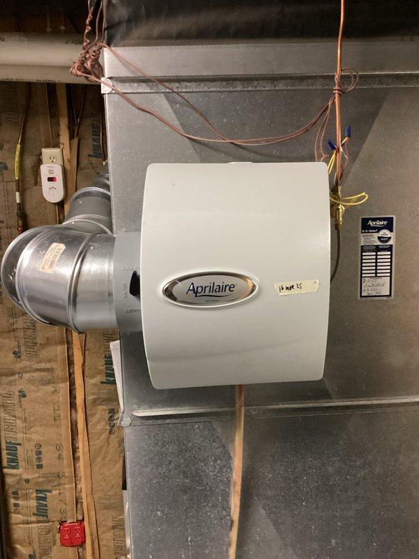 Performed annual furnace tune-up on 8-year-old Lennox system. Conducted full diagnostic check including startup tests, airflow evaluation, gas pressure verification, combustion analysis, and safety inspections. Inspected Aprilaire whole-home humidifier components and filter media. System operating within manufacturer specifications with proper ignition, heat exchanger function, and thermostat communication. No error codes present; equipment left in ready-to-run condition.