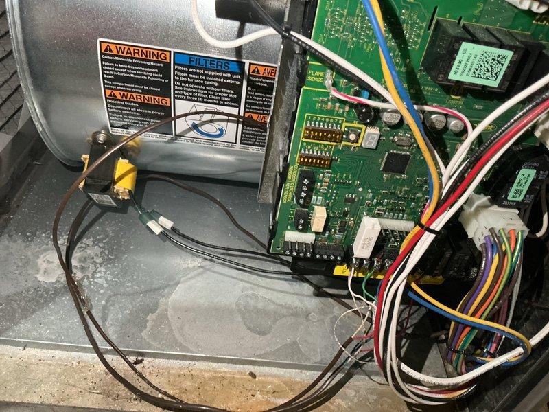 Performed scheduled furnace tune-up and comprehensive inspection on 10-year-old unit. Diagnostic testing with Testo 310 II analyzer revealed combustion parameters within acceptable range, but identified critical issues including failing inducer motor and ignitor. Inspection of heat exchanger showed significant damage with visible leakage points, indicating imminent safety hazard. Recommended complete furnace replacement as repair is not viable; existing issues will ultimately compromise AC system function as well.