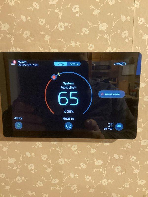 Identified and corrected heat pump error code 351 on recently installed Lennox WT unit which was not providing heat. Diagnosis revealed the heat pump jumper on the air handler board was not cut during installation, preventing the system from properly engaging electric heating. Cut the required jumper, then programmed thermostat balance points to ensure proper operation of electric heating with appropriate staging.