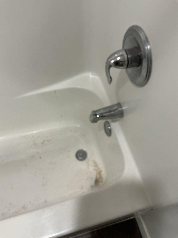 Investigated and resolved two plumbing issues: repaired a leaking bathtub drain that was causing water damage to the basement ceiling by removing the drain, cleaning it, and applying silicone sealant to replace the failed putty seal. Also addressed slow drainage in master bathroom tub by removing hair buildup from the drain line, restoring proper flow.