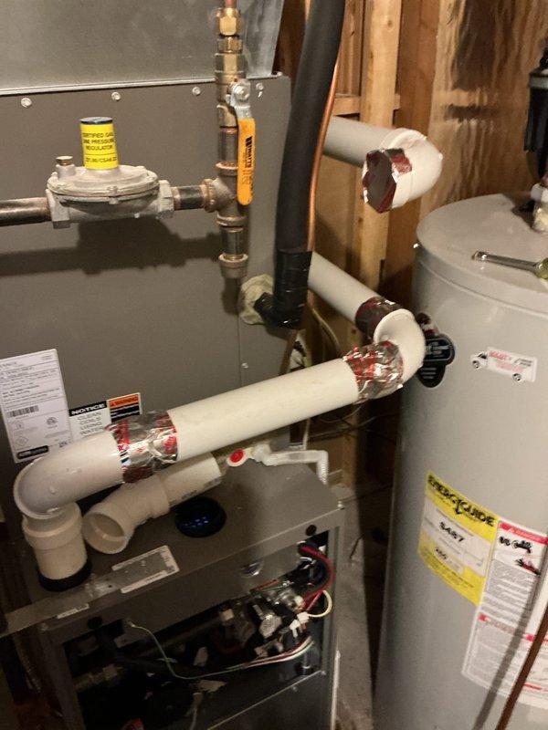 Responded to no-heat call for relatively new furnace (< 6 months) exhibiting multiple error codes (E223, E225, E227, E229). Diagnostic testing revealed malfunctioning pressure switches and compromised venting system. Attempted to resolve by forcing system into low-fire mode, but issues persisted. Recommended follow-up service to properly evaluate and correct the venting installation to restore proper operation.