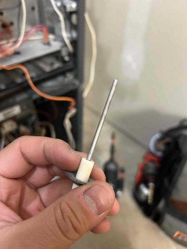 Performed routine maintenance on 10-year-old natural gas furnace including combustion analysis, heat exchanger inspection, and system cleaning. Identified elevated CO levels (79 ppm) during initial testing; cleaned flame sensor, heat exchanger, burners and orifices, resulting in improved CO readings (9 ppm). Verified proper operation of gas pressure, blower motor, pressure switch, and thermostat functionality with no immediate concerns identified.