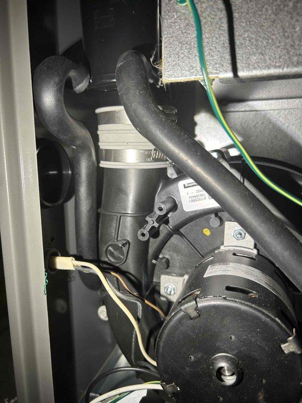 Performed annual furnace maintenance on 2-year-old FRP system. Comprehensive inspection revealed normal operation with no immediate concerns. Conducted combustion analysis, verified proper gas pressure in both stages, inspected heat exchanger, flame sensor and burners. Cleaned pressure switch, checked blower assembly, and confirmed thermostat functionality with current settings of 74° for heating and 77° for cooling.
