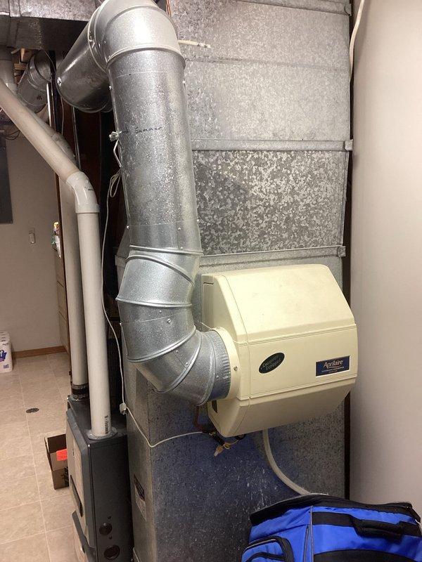 Responded to a service call regarding humidistat issues. Installed new humidistat and tested system operation which functioned properly initially. After multiple test cycles, identified faulty transformer preventing humidifier operation. Provided customer with repair options including transformer replacement or complete humidifier upgrade, and sent detailed estimates via email per customer request.