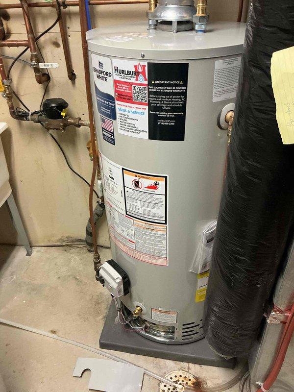 Responded to a service call to verify operational status of a furnace and water heater after customer accidentally shut off gas supply. Both appliances were confirmed functioning correctly through operational testing - hot water demand successfully triggered water heater ignition and thermostat adjustment verified proper furnace heating function. Advised customer against partial gas valve closure due to potential equipment damage from improper gas pressure. Documented condition of Bradford White water heater and residential furnace with exhaust and condensate systems intact.