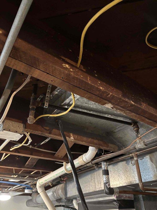 Successfully capped gas line to stove as part of kitchen conversion from gas to electric appliances. Verified complete closure of the gas line and confirmed zero leakage with pressure test after capping.