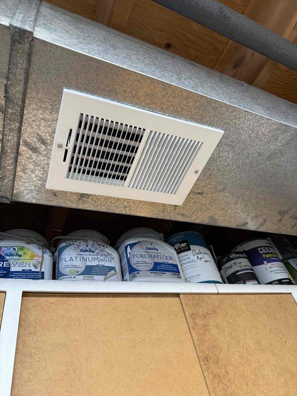 Returned to install supply volume damper in plenum with cut register. Added new supply in mechanical room with appropriate register installation. Confirmed proper airflow operation after installation.