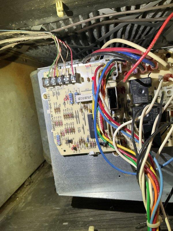 Responded to no-heat call for 25-year-old furnace that had been non-operational for two winters. Diagnosed issue as incorrectly set thermostat; system fired up after thermostat reset. Performed combustion analysis with Testo 310 showing CO levels at 15 ppm and efficiency at 2.96%. Noted heat exchanger showing significant signs of wear, advised customer that system may need replacement soon.