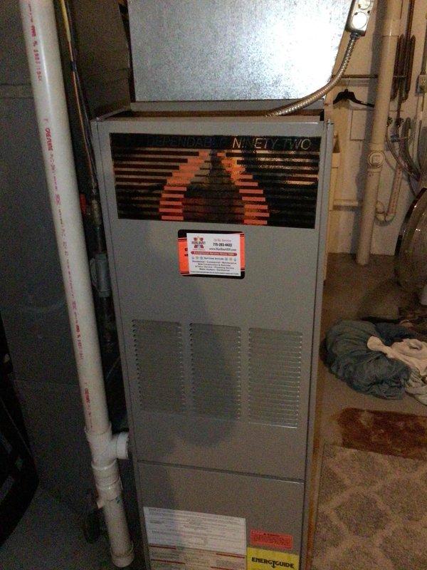 Responded to no-heat call for furnace showing intermittent operation. Diagnostic inspection revealed significant pressure switch gurgling during operation. Unit was functional during service visit but shows signs of impending failure. Provided temporary space heaters as precautionary measure and submitted estimate for pressure switch replacement to prevent complete system failure.