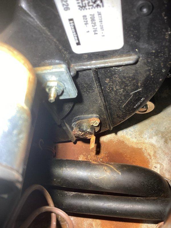 Diagnosed 20-year-old natural gas furnace exhibiting no heat condition. Found control board displaying erratic diagnostic flashes, blower motor with hard-starting condition, and severely corroded pressure switch on combustion blower assembly. Customer advised of repair options and opted for system replacement evaluation.
