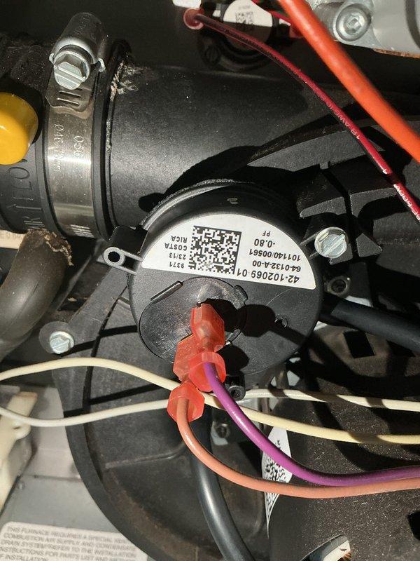 Diagnosed no-heat complaint on 7-year-old furnace that failed to operate. Conducted comprehensive troubleshooting which identified failed pressure switch as root cause. Replaced faulty pressure switch and verified proper system operation, restoring heating functionality.