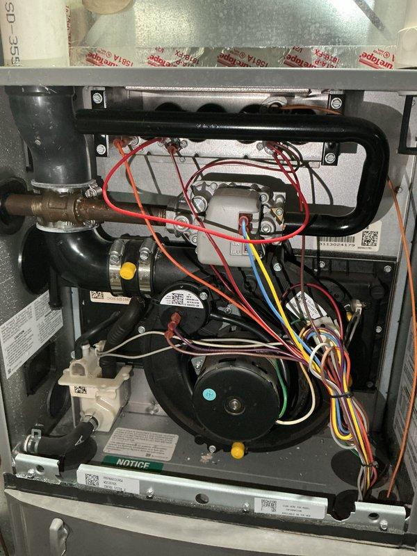 Diagnosed no-heat complaint on 7-year-old furnace that failed to operate. Conducted comprehensive troubleshooting which identified failed pressure switch as root cause. Replaced faulty pressure switch and verified proper system operation, restoring heating functionality.