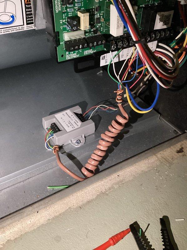 Performed furnace tune-up on 8-year-old system and diagnosed issues with Nest thermostat integration. Found malfunctioning relay system installed in place of proper Nest power saver kit causing furnace shutdown. Cleared debris from air intake to address pressure switch error codes. Scheduled return visit to install proper Nest adapter. System inducer functioning normally with no active pressure switch issues at completion.