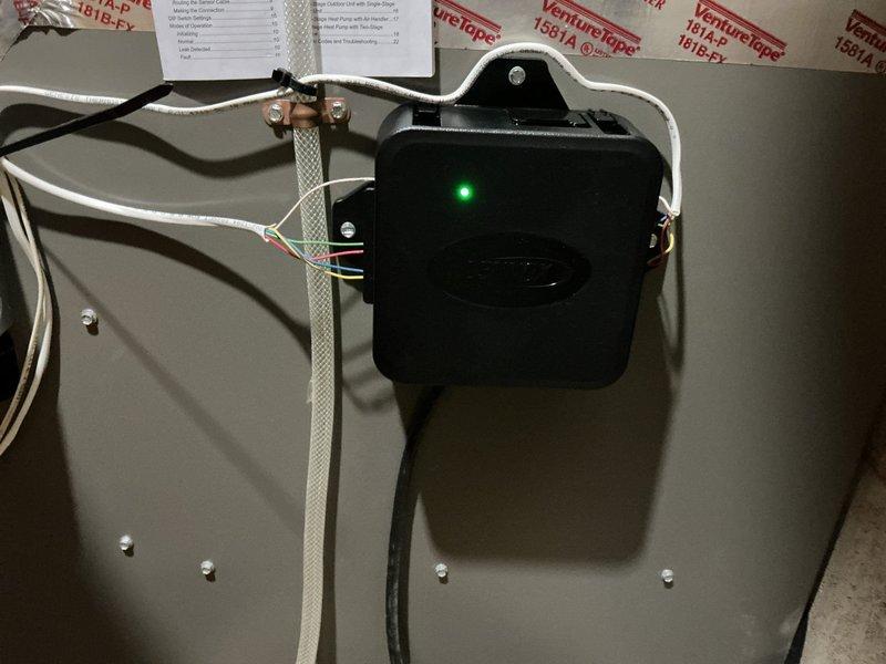 Responded to warranty call for malfunctioning furnace. Diagnosed faulty RDS board and confirmed need for 27A02 NON-Comm board replacement. After installation, verified system operation with control board showing proper functionality as evidenced by illuminated green indicator light. Furnace is now fully operational.