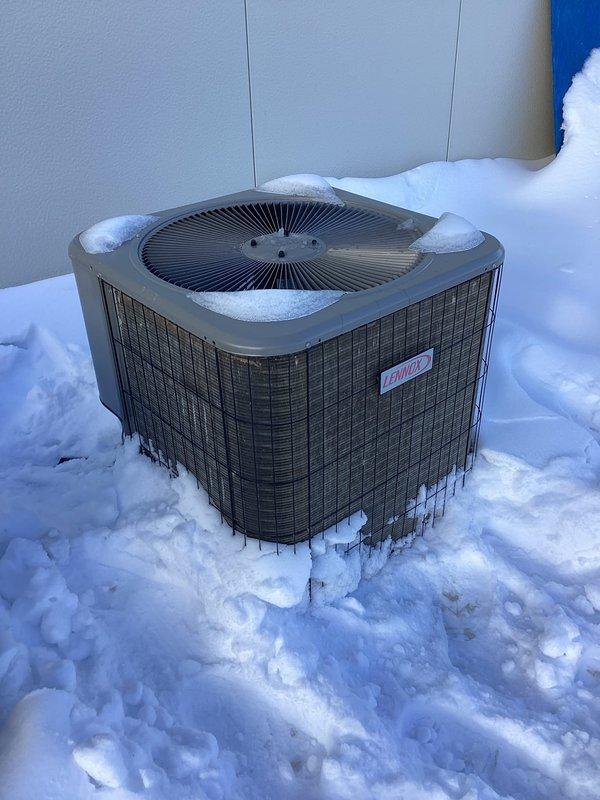 Responded to customer complaint of clean room not cooling properly with temperature rising to 74°F. Upon arrival, room temperature had already decreased to 69°F matching thermostat setpoint. Inspected both HVAC units serving the clean room and found them operating normally with clean outdoor coils. Pressure tested both systems and found similar readings, though cold outdoor conditions made precise diagnosis difficult. Unable to identify definitive issues with either unit. Advised customer that further diagnosis would require assessment during warmer weather conditions, but confirmed units are currently operational with no visible ice formation.