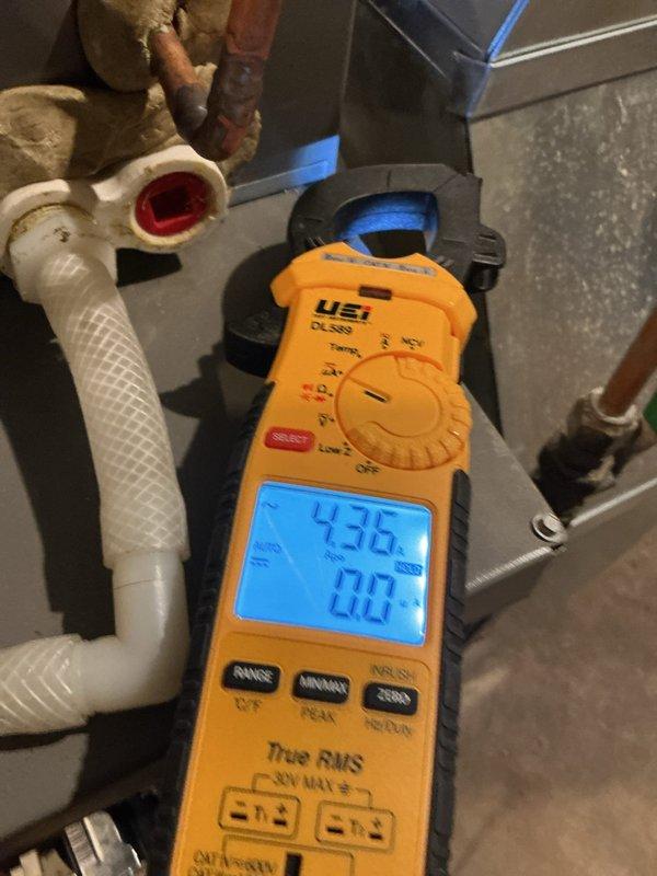 Performed annual furnace tune-up on 3-year-old high-efficiency Lennox system that integrates with outdoor boiler. Diagnostic testing showed system is functioning properly with appropriate amperage readings. No issues detected or repairs needed at this time.