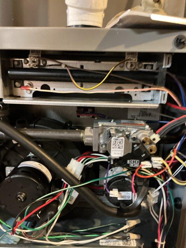 Responded to a no-heat call for a 2-year-old furnace showing flame failure error code. Upon arrival, system was functioning normally with customer reporting the issue had self-resolved. Performed multiple test cycles with no observed failures. Preventatively cleaned flame sensor despite it appearing visually clean. System operating correctly upon departure.