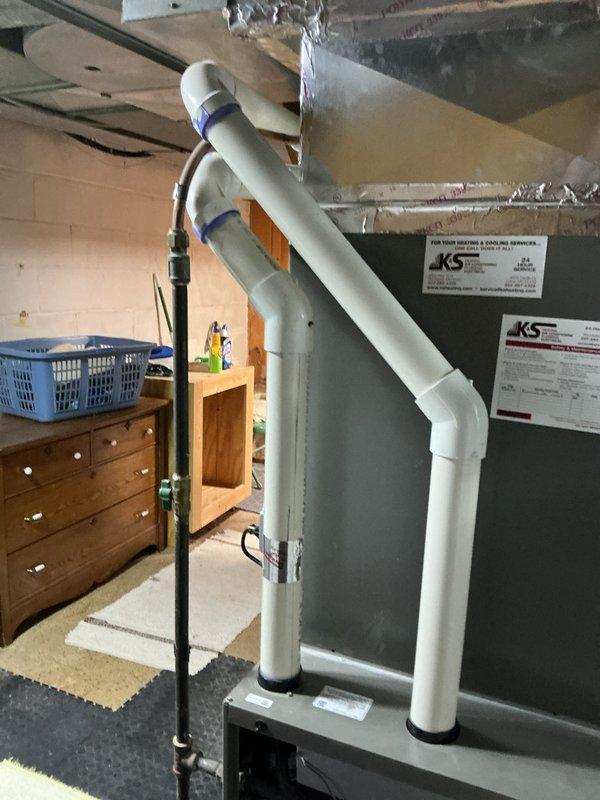 Performed scheduled tune-up service on a 9-year-old Lennox gas furnace. Conducted comprehensive inspection of system components including PVC venting, connections, and overall operational functionality. Customer plans to install a Nest thermostat in the future and was provided with installation options.