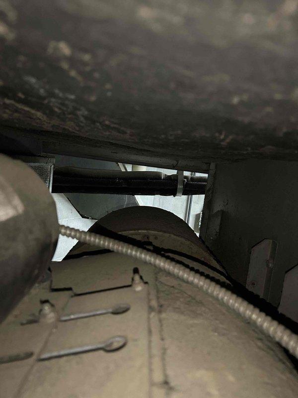 Responded to customer request regarding air handler blower fan. Conducted inspection of make-up air unit and identified multiple issues requiring replacement including damaged bearings and blower shaft. Due to extensive repairs needed, recommended customer contact Bartingale for specialized service.
