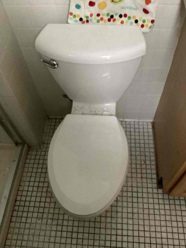 Responded to service call for toilet with persistent clogging issues since installation by previous contractor. Inspected toilet bowl revealing significant mineral buildup and scaling affecting water flow. Performed thorough assessment and provided customer with options including replacement recommendation due to design flaws causing chronic slow flushing performance.