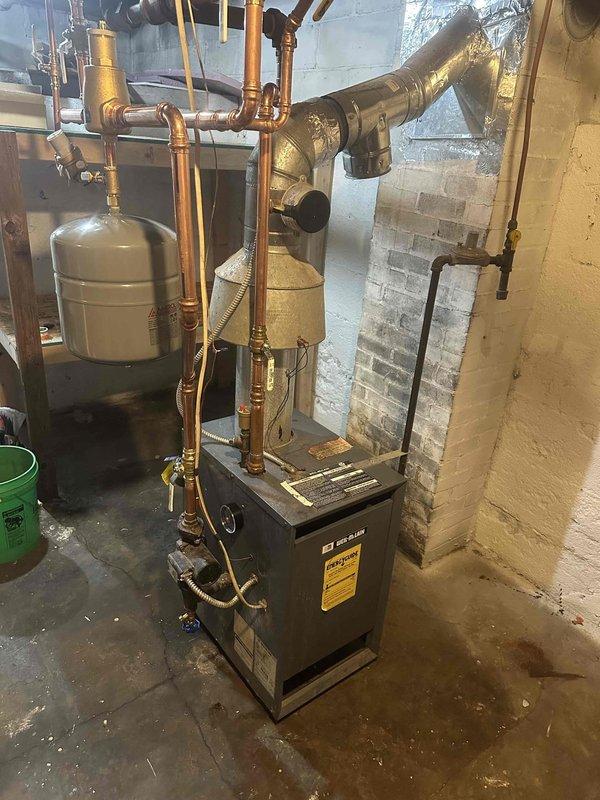 Performed scheduled maintenance on four rooftop HVAC units. Replaced all filters and belts per specifications, cleaned flame sensors on all units, and verified proper heating operation. All RTUs now functioning correctly with no issues identified.