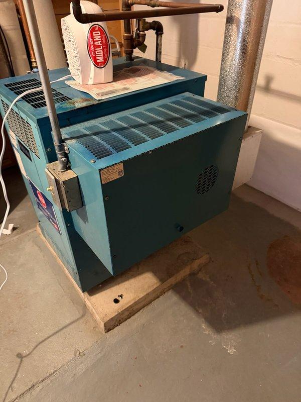 Responded to no-heat call for 42-year-old boiler system. Diagnosed multiple critical failures including failed control board, ignition control module, and deteriorating inducer draft motor. Heat exchanger found plugged and deteriorated, presenting potential safety hazard. System deemed non-repairable due to obsolete parts and extensive deterioration. Scheduled same-day estimate for boiler replacement.