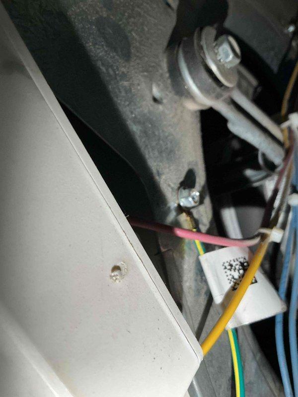 Completed warranty repair on Amana furnace by replacing the control board (Emerson Climate Technologies) and pressure switches. System was thoroughly tested after component installation, confirming proper operation and resolving the previous issue.