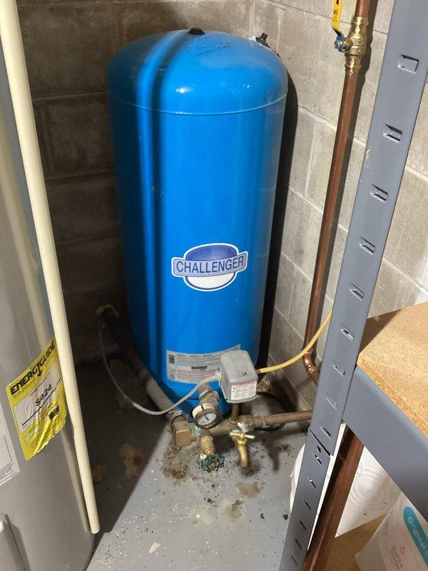Installed a new Rusco spin down whole house sediment filter (1" inline) with new ball valves to improve water quality and protect plumbing fixtures from mineral damage and stains. System will capture dirt and sediment, providing cleaner, clearer drinking water. Completed water line repair using one fitting during the 3-hour service call.