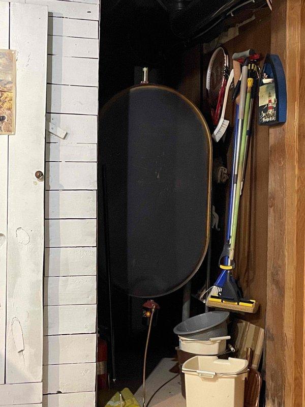 Performed preventative maintenance on 12-year-old fuel oil furnace that had previously stopped working. Replaced oil filter and nozzle, cleaned electrodes, inspected blower and belt, and verified transformer functionality. Customer was advised about the furnace's age and associated concerns. System was successfully returned to operational condition.